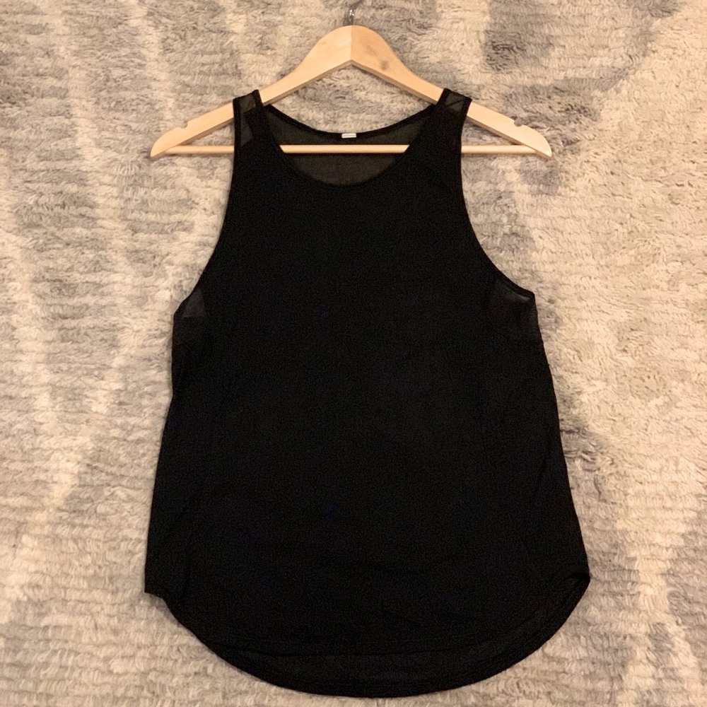 Lululemon Sculpt Tank II, Black, Size 4